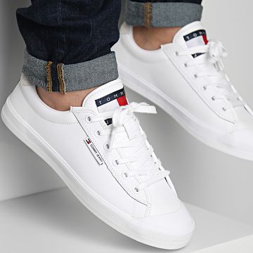 Tommy Jeans - Zapatillas Vulcanized Bumper 1314 Blanco