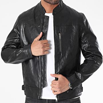 Frilivin - Cazadora Biker Negra