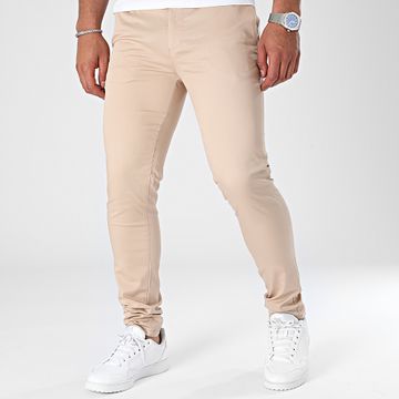 Mackten - Pantalón chino slim beige