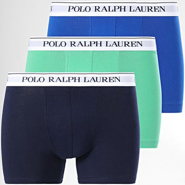 Polo Ralph Lauren - Lote de 3 calzoncillos bóxer azul marino verde