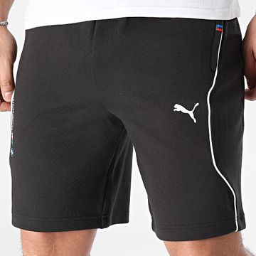 Puma - BMW MMS 624148 Pantalón Corto de Jogging Negro