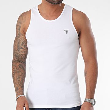 Guess - Camiseta de tirantes U97M02-KCD31 Blanca