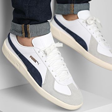 Puma - Army Trainer 386607 Puma Blanco Cool Gris Claro Zapatillas