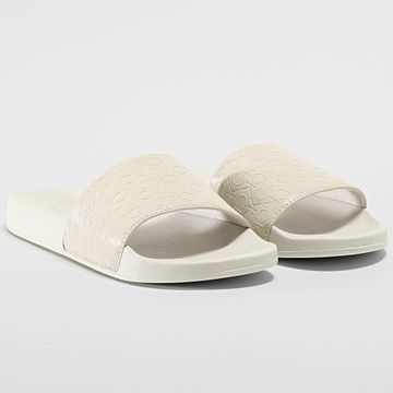 Calvin Klein - Sandalias Mono Mix 1624 Dark Ecru Mujer