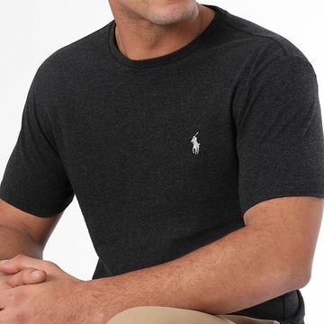Polo Ralph Lauren - Camiseta Original Player Custom Slim Fit Gris Carbón