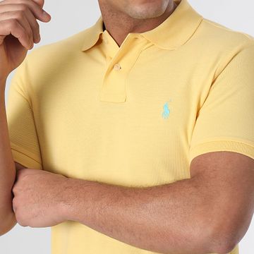 Polo Ralph Lauren - Polo de manga corta Slim Cotton Piqué Amarillo