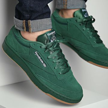 Reebok - Club C 85 Zapatillas 100074451 Verde Oscuro Calzado Blanco Reebok Lee 3