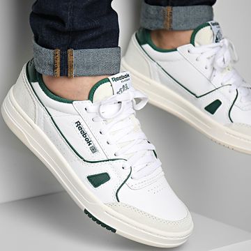 Reebok - LT Court Zapatillas 100074275 Blanco Tiza Verde Oscuro