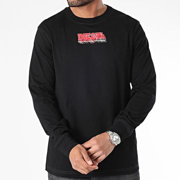 Diesel - Just A12517-0GRAI Camiseta de manga larga Negro