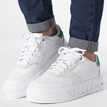 Puma - Zapatillas Mujer Puma Cali Court Match 393094 Puma Blanco Archive Verde