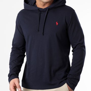 Polo Ralph Lauren - Camiseta de manga larga con capucha Original Player Azul Marino