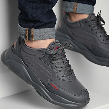 HUGO - Zapatillas Leon Runner 50504799 Open Gris