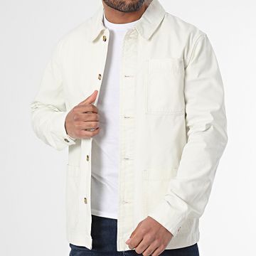 Timberland - Chaqueta de trabajo de lona lavada A5TH3 Beige