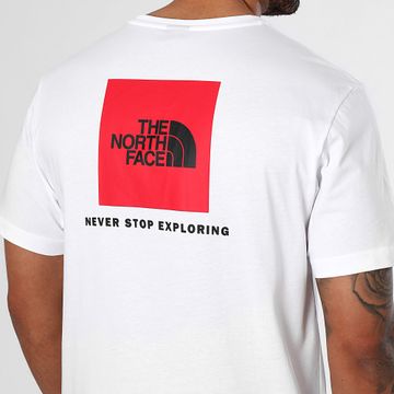The North Face - Camiseta Redbox A87NP Blanca