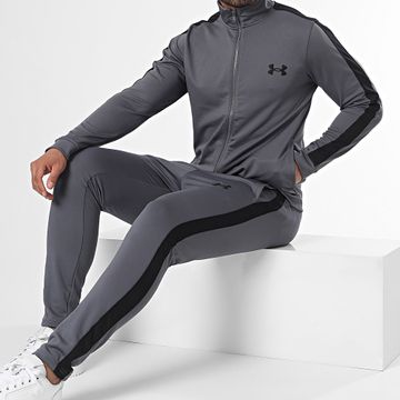 Under Armour - Chándal a rayas 1357139 Gris Negro