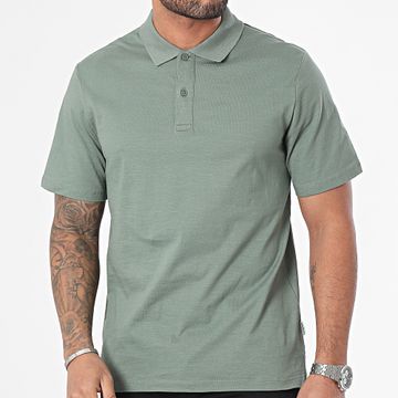 Jack And Jones - Polo de manga corta Lucca verde caqui