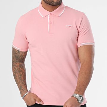 Schott NYC - Polo de manga corta Devon rosa