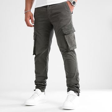 LBO - 0492 Pantalones Cargo Gris Carbón