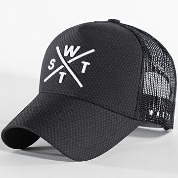 Watts - Trucker Tribe Cap Negro Blanco
