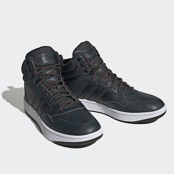 Adidas Originals - Zapatillas Hoops 3.0 Mid WTR GW6702 Shadow Green Iron Metallic Core Black