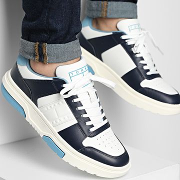 Tommy Jeans - Zapatillas The Brooklyn Leather 1283 Dark Night Navy