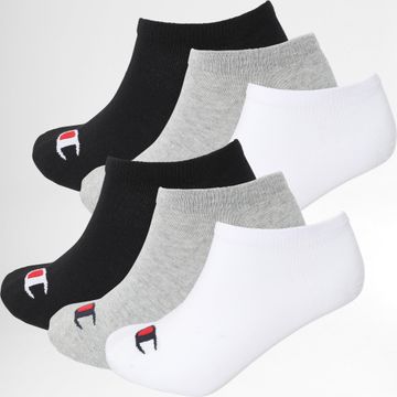 Champion - Pack De 6 Pares De Calcetines U20102 Negro Blanco Gris Heather