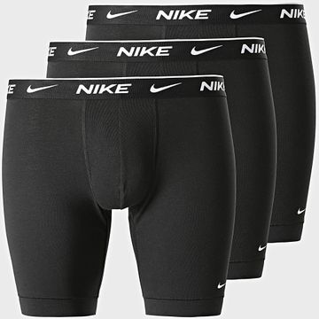 Nike - Juego de 3 calzoncillos bóxer KE1096 Negro