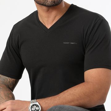 Teddy Smith - Camiseta Tawax 11016800D Negra