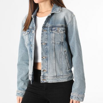 Tommy Jeans - Chaqueta vaquera azul de mujer Mom Classic 6994