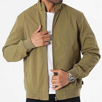 Only And Sons - Chaqueta con cremallera Alexander Harrington verde caqui