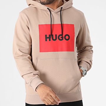 HUGO - Duratschi 223 Sudadera con capucha 50473168 Beige oscuro