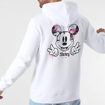 Mickey - Sudadera con capucha Mickey Back Hand Vice Blanco