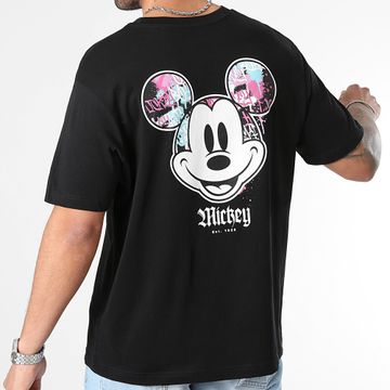 Mickey - Camiseta Mickey Front Hand Vice Negra