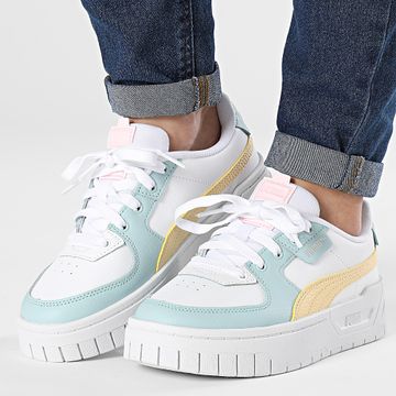 Puma - Cali Dream Pastel Jr Mujer Zapatillas 393359 Blanco Manzanilla