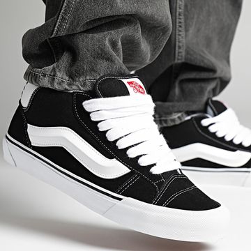 Vans - Knu Mid CQ96BT Negro Zapatillas True White