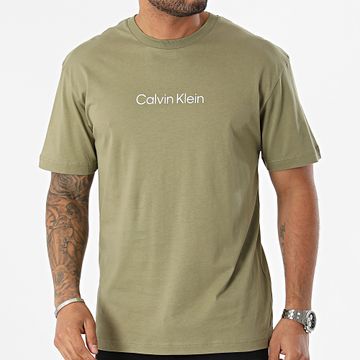 Calvin Klein - Camiseta Hero Logo Comfort 1346 Caqui Verde