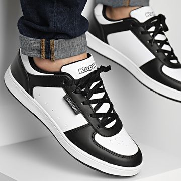 Kappa - Canastas Logo Malone 4 341R5DW Blanco Negro
