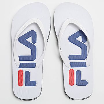 Fila - Chanclas de mujer Troy Zeppa FFW0271 Blanco