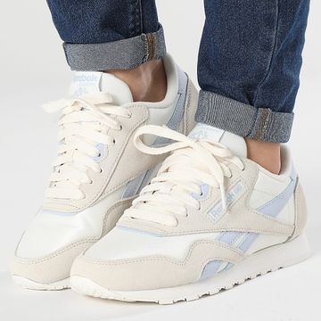 Reebok - Zapatillas Classic Nylon 4330 Pale Blue Chalk para mujer