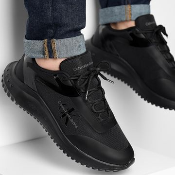 Calvin Klein - Eva Runner Low Lace 0968 Zapatillas Triple Negro