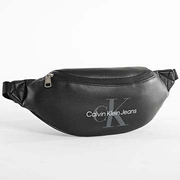 Calvin Klein - Monograma 2446 Bolso Banana Negro