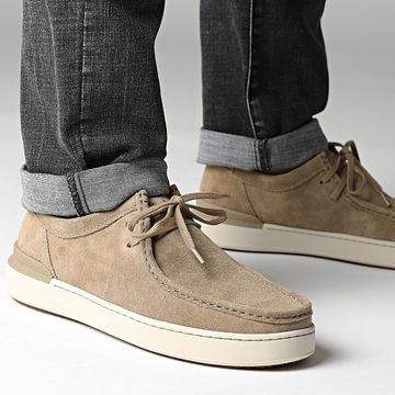 Clarks - Zapatillas Courtlite Seam Oakwood Suede