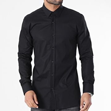 HUGO - Elisha02 Camisa de manga larga 50479396 Negro