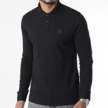 BOSS - Polo de manga larga Passerby 50507704 Negro
