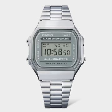 Casio - Reloj de acero Vintage A168WA-3AYES