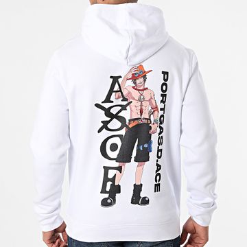 One Piece - Tattoo Hoodie Blanco