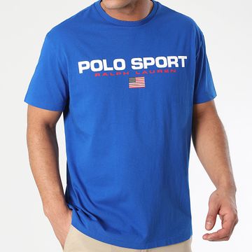 Polo Sport Ralph Lauren - Camiseta Regular Logo Sport Azul Real