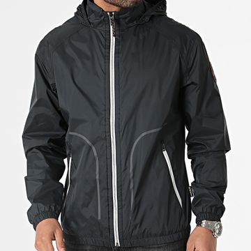 Napapijri - Cloudy Chaqueta con capucha y cremallera A4HPP Negro