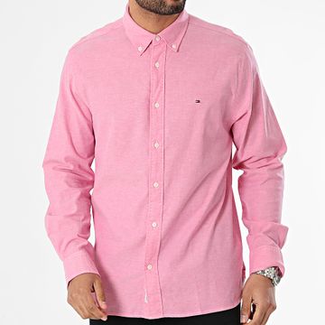Tommy Hilfiger - 1985 Flex Oxford Camisa Manga Larga 9968 Rosa
