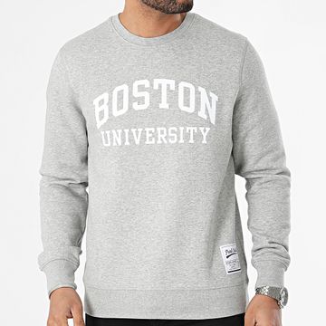 Classic Series - Boston Sudadera cuello redondo Gris jaspeado Blanco